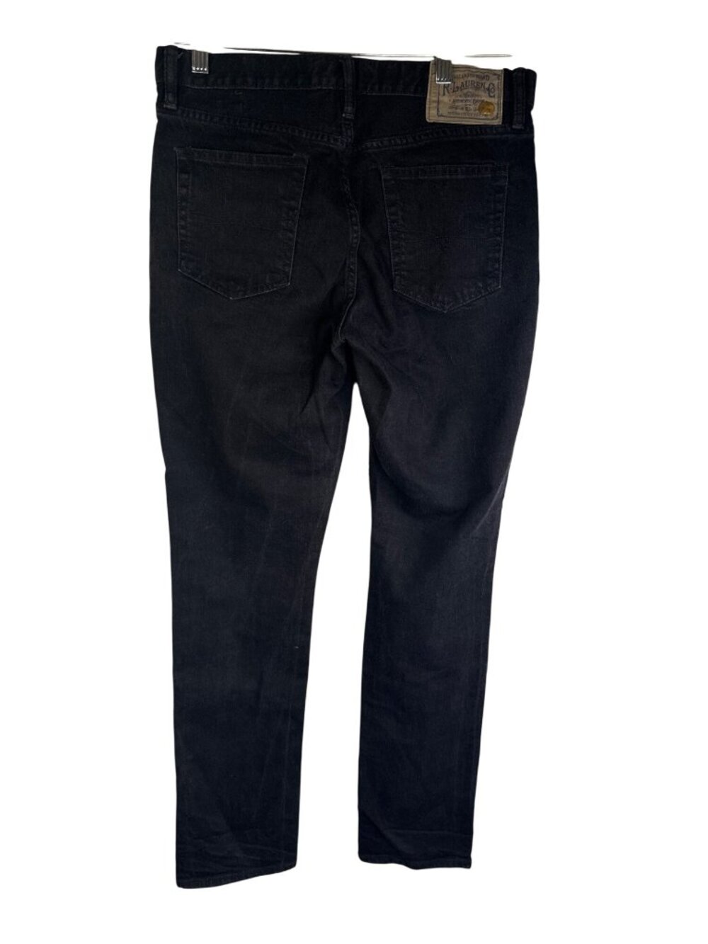 Ralph Lauren Mens Black Thompson Slim Fit Jeans Size 30/32 Cotton Blend - Picture 3 of 12